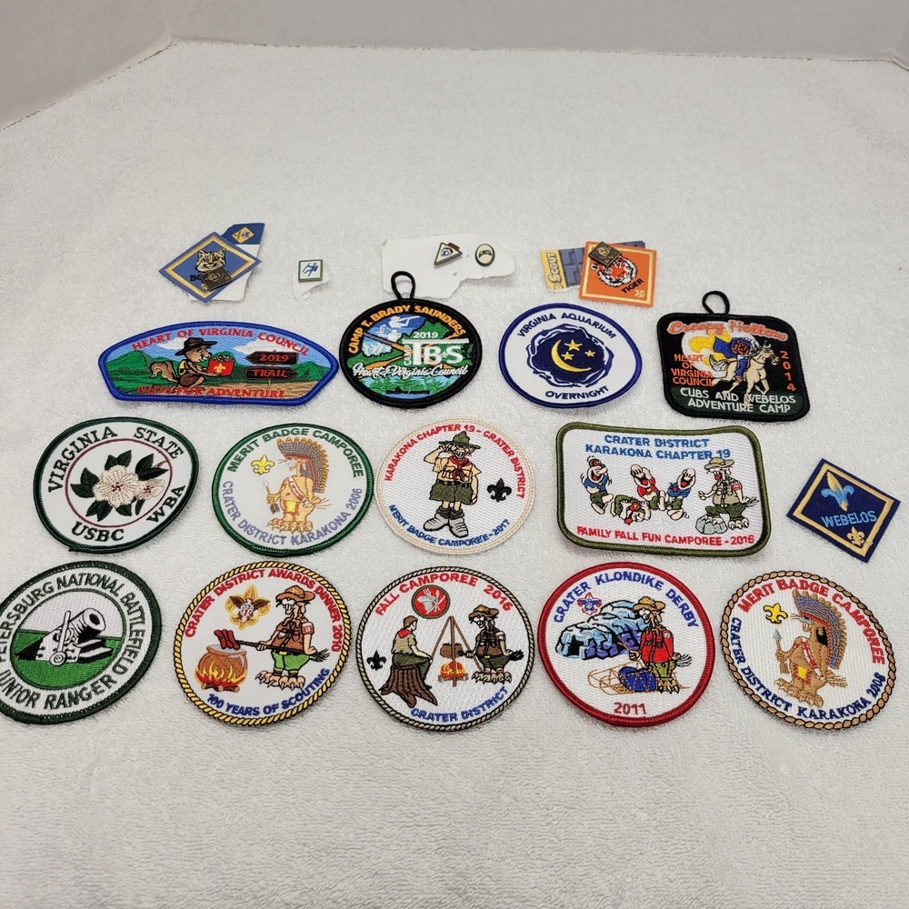 Boy Scouts of America lot of‎ Patches and Pins